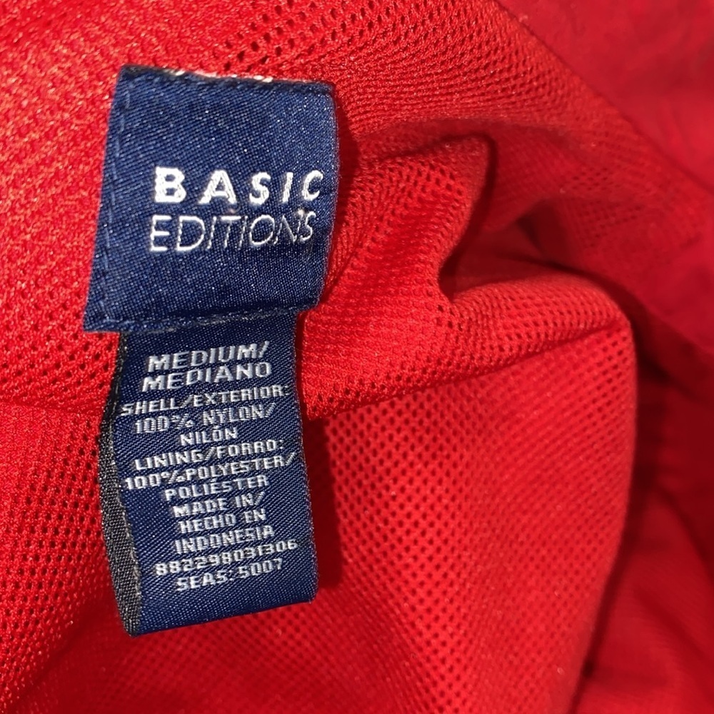 Basic Editions red jacket size large - image 8